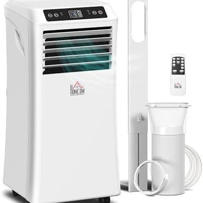 9000 BTU Portable Air Conditioner with Cooling, Fan, Dehumidifier (24L/Day), Sleep Mode, Remote Control, 24H Timer, Digital Display, Window Kit