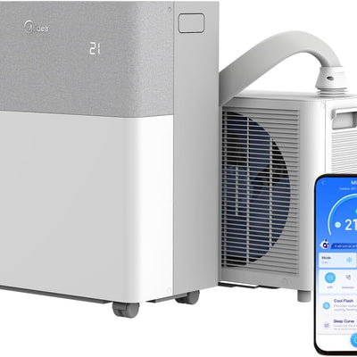 12000 BTU Portable Air Conditioner with Heat Pump, WiFi Control, Cooling, Heating & Dehumidifier Functions